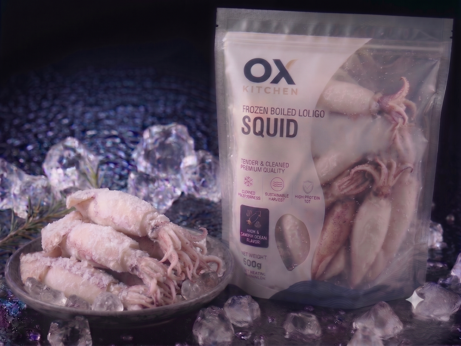 Frozen Boiled Loligo